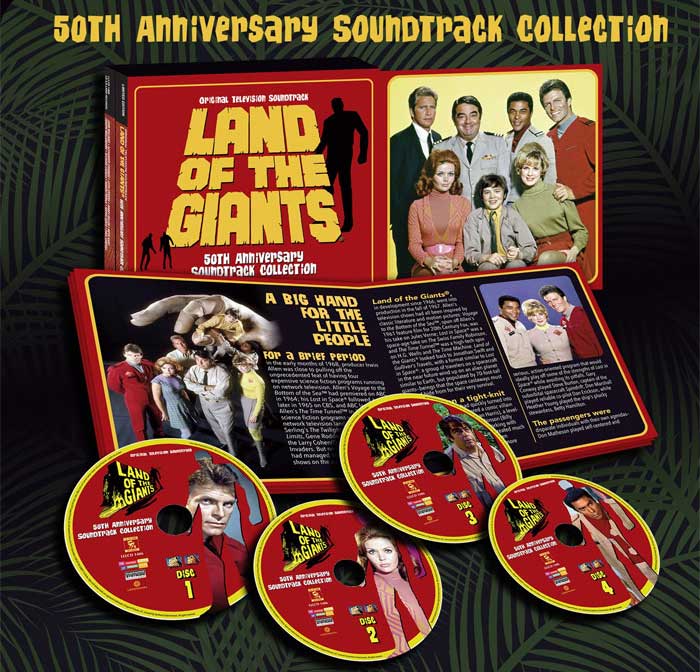 Land Of The Giants 50th Anniversary Soundtrack 4CD Set - Click Image to Close