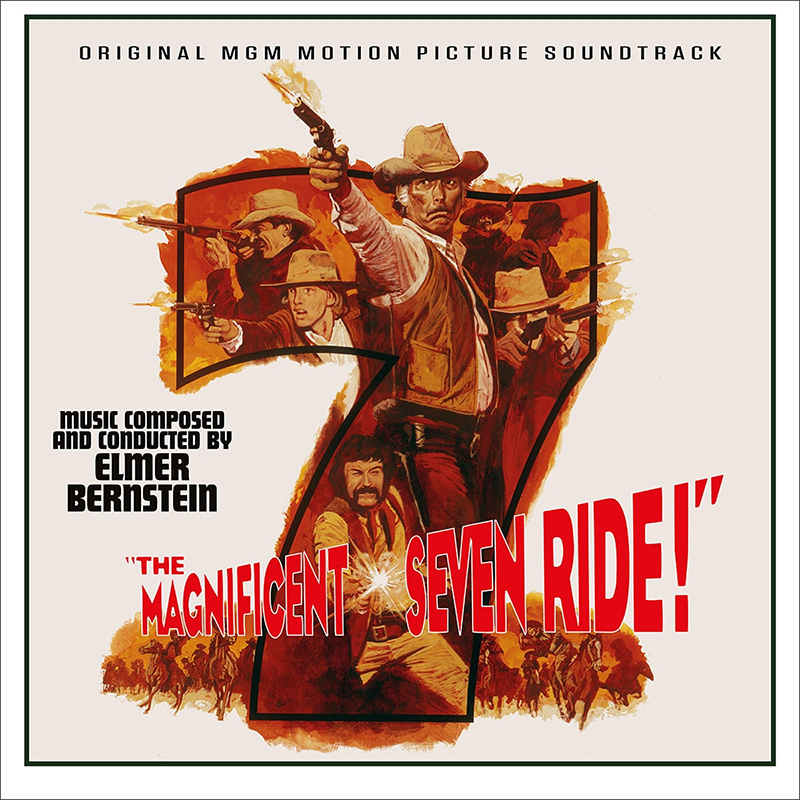 Magnificent Seven Collection Soundtrack 4CD Set Elmer Bernstein - Click Image to Close