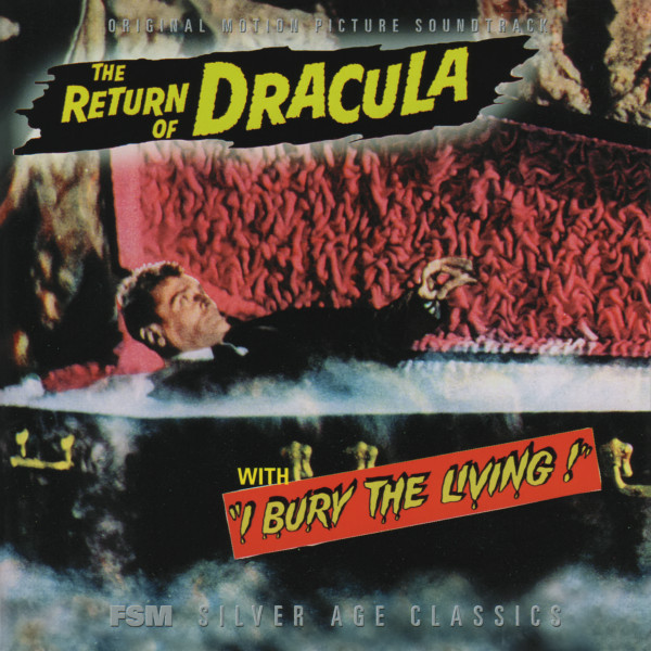Return Of Dracula / Cabinet Of Caligari / Mark Of The Vampire /I Bury The Living (2) CD Soundtrack Gerald Fried - Click Image to Close