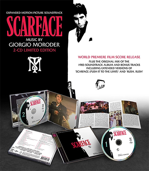 Scarface 1983 Expanded Soundtrack CD 2 Disc LIMITED EDITION - Click Image to Close