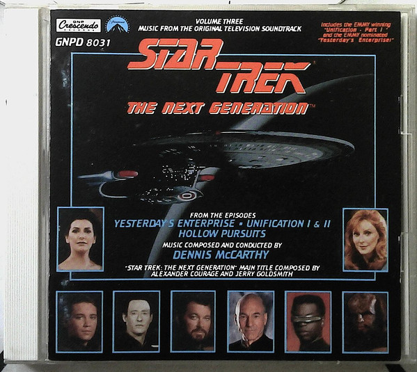 Star Trek Next Generation Vol 3 Soundtrack CD Dennis McCarthy - Click Image to Close