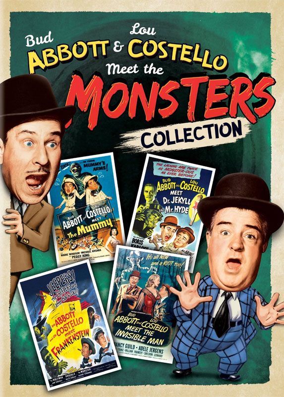 Abbott & Costello Meet The Monsters Collection DVD 4 Movies - Click Image to Close