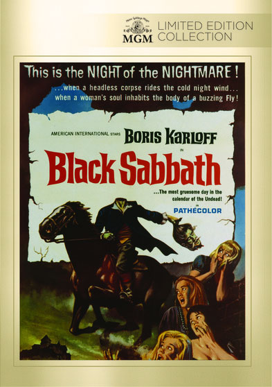 Black Sabbath 1963 DVD Boris Karloff LIMITED EDITION - Click Image to Close