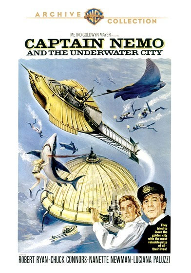 Captain Nemo and the Underwater City 1970 DVD - Click Image to Close