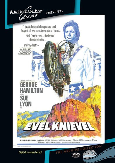 Evel Knievel 1971 DVD Digitally Remastered George Hamilton - Click Image to Close