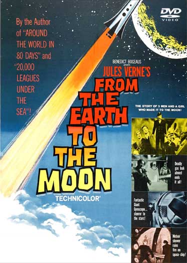 Jules Verne's From the Earth to the Moon 1958 DVD - Click Image to Close