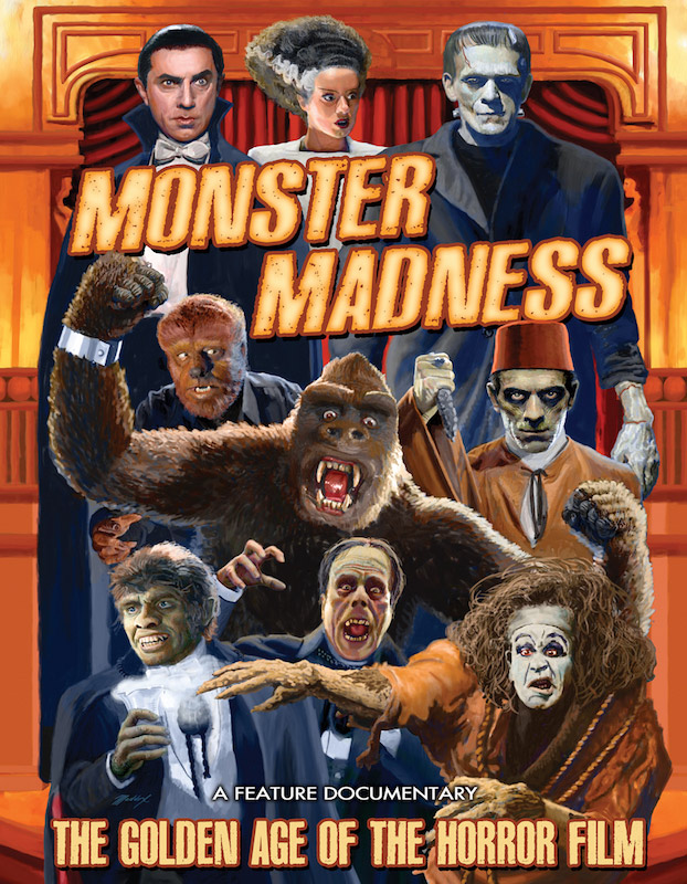 Monster Madness 1 The Golden Age of the Horror Film Documentary DVD - Click Image to Close