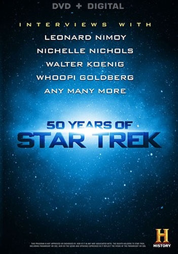 Star Trek 50 Years of Star Trek Documentary DVD History Channel - Click Image to Close