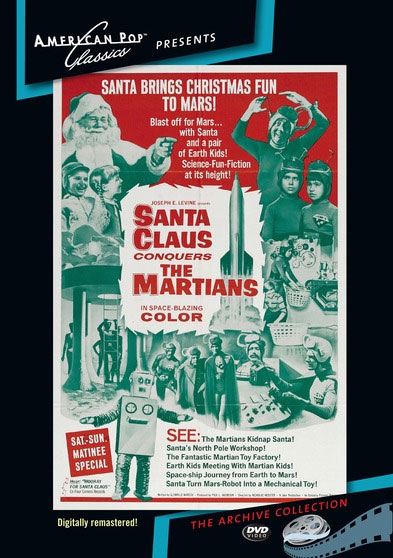Santa Claus Conquers the Martians 1964 DVD Pia Zadora - Click Image to Close