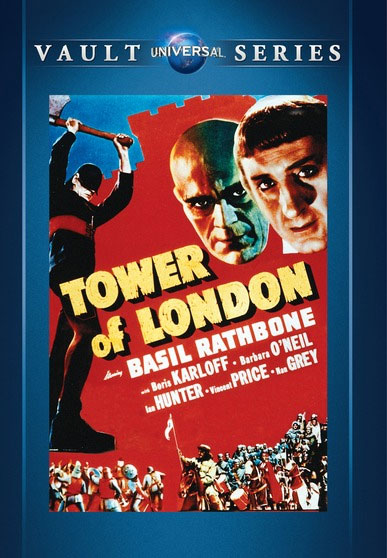 Tower Of London 1939 DVD Boris Karloff Vincent Price Vault Series - Click Image to Close