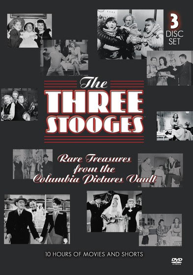 Three Stooges Rare Treasures From The Columbia Studios Vault 3 DVD Set - Click Image to Close