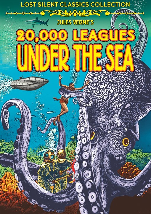 20,000 Leagues Under The Sea Silent Film DVD Jules Verne - Click Image to Close