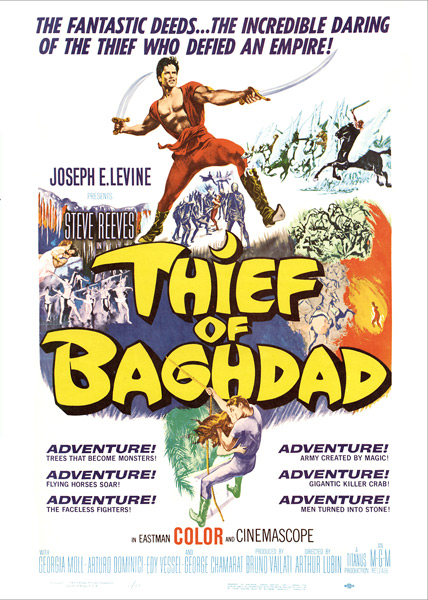 Thief of Baghdad 1961 Steve Reeves DVD Widescreen - Click Image to Close