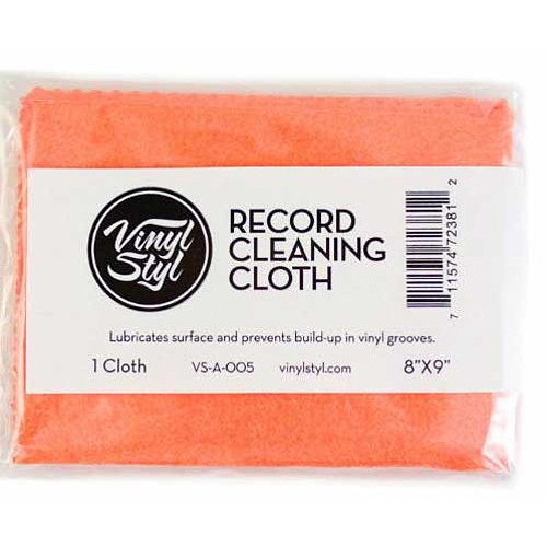 Vinyl Styl® Vinyl Record Cleaning Cloth Lubricated 8" X 9" - Click Image to Close