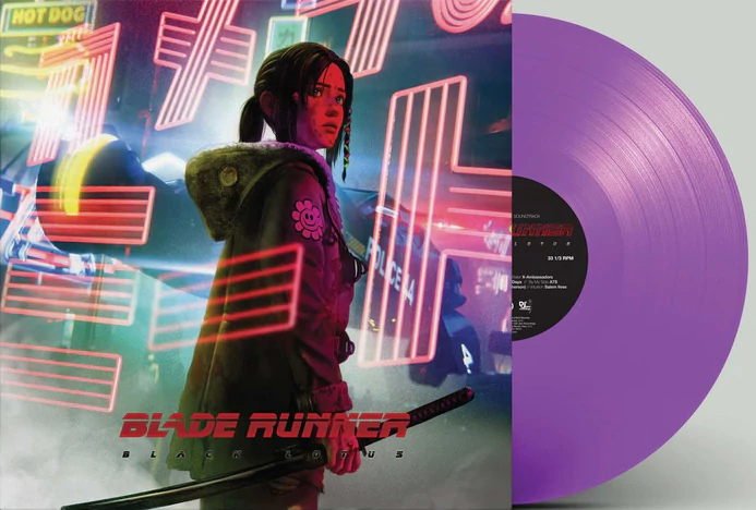 Blade Runner Black Lotus Soundtrack Vinyl LP PURPLE VINYL - Click Image to Close