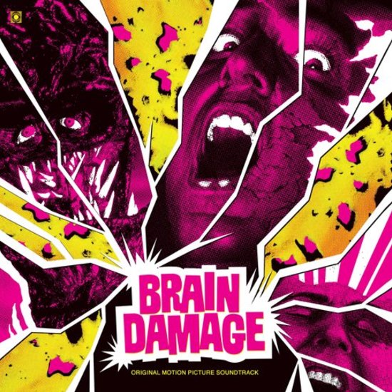 Brain Damage Soundtrack Color Vinyl LP Gus Russo - Click Image to Close