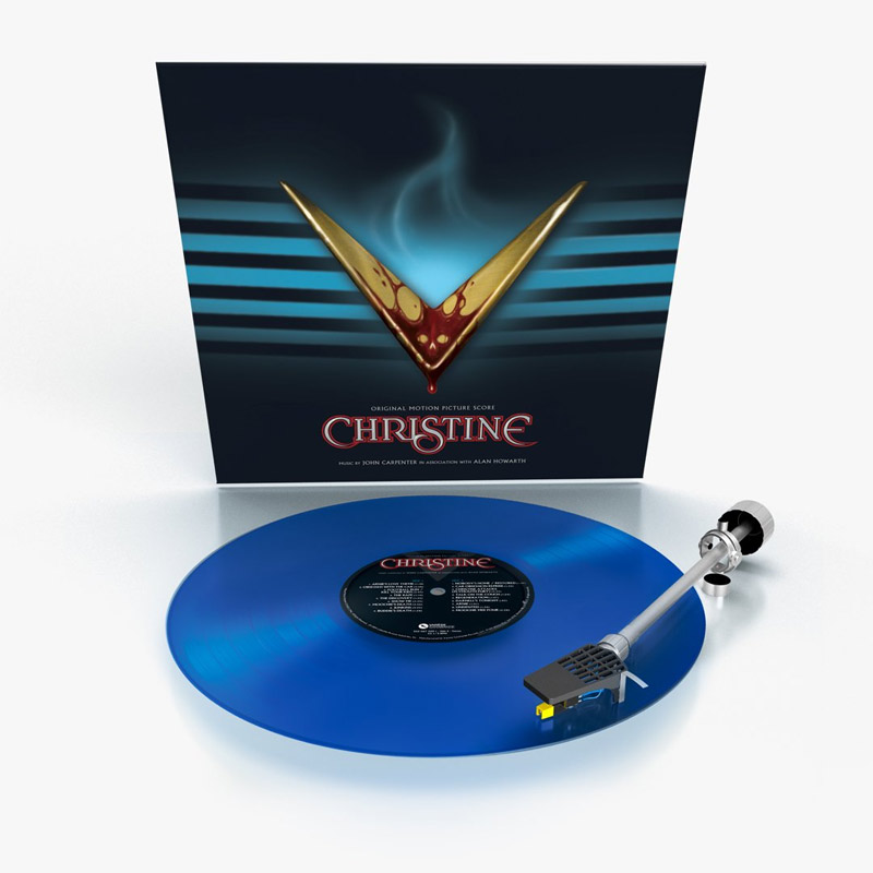 Christine Soundtrack Vinyl LP John Carpenter LIMITED Blue Vinyl - Click Image to Close