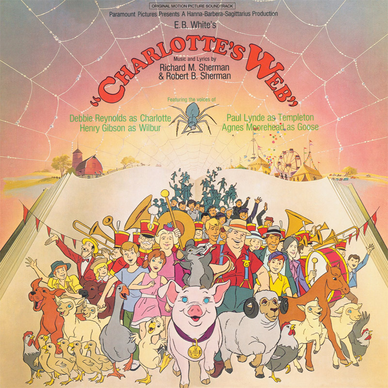 Charlotte's Web Soundtrack Vinyl LP Richard M. Sherman - Click Image to Close