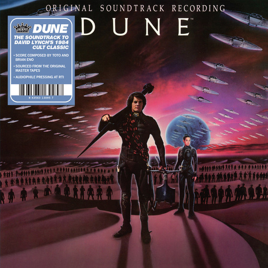 Dune 1984 Soundtrack Vinyl LP Brian Eno & Toto - Click Image to Close