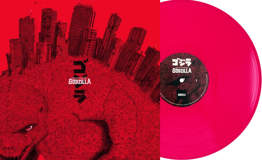 Godzilla 1984 Return of Godzilla Soundtrack Vinyl LP Red Vinyl LIMITED EDITION - Click Image to Close