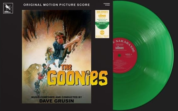 Goonies 40th Anniversary Soundtrack Vinyl LP Dave Grusin (Green Vinyl) - Click Image to Close