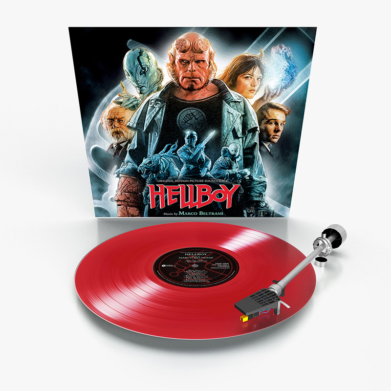 Hellboy Soundtrack Vinyl LP Marco Beltrami LIMITED Red Vinyl - Click Image to Close