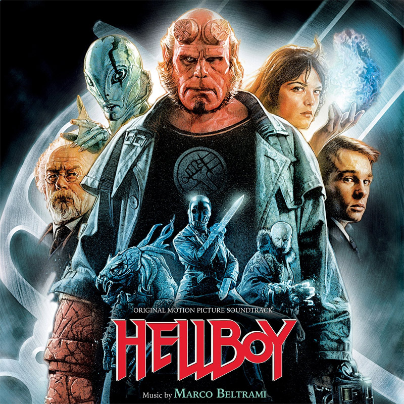 Hellboy Soundtrack Vinyl LP Marco Beltrami LIMITED Red Vinyl - Click Image to Close