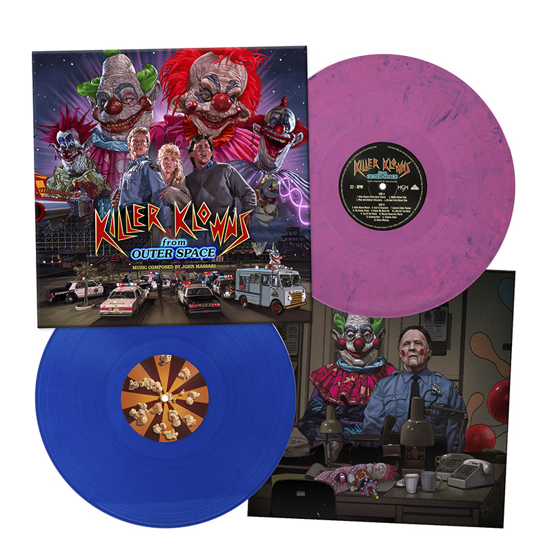 Killer Klowns From Outer Space Soundtrack Vinyl LP 2-Disc Set John Massari - Click Image to Close