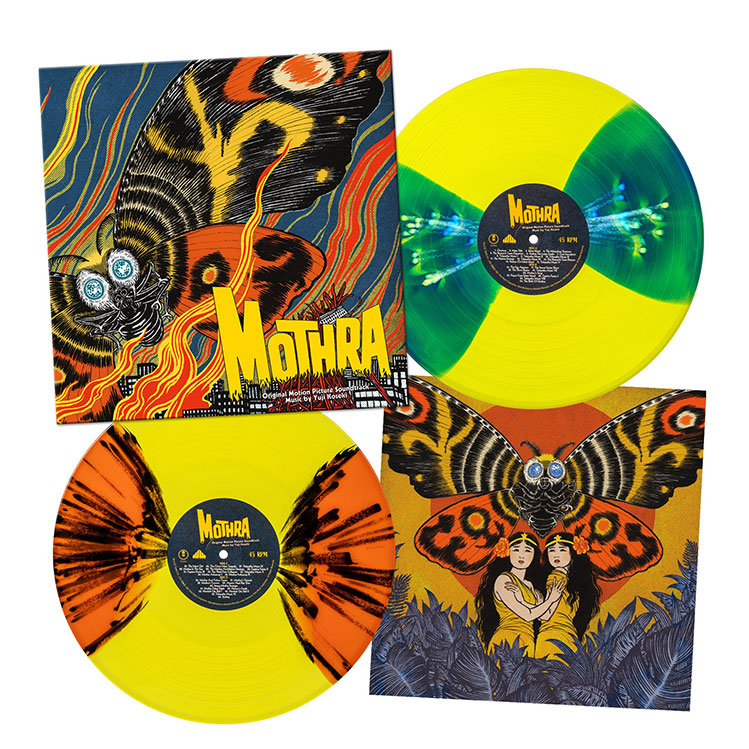 Mothra Original 1961 Motion Picture (2) VINYL LP Soundtrack - Click Image to Close