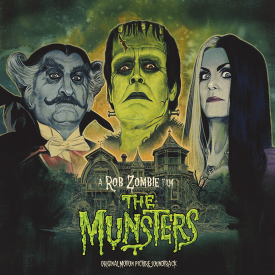 Munsters 2022 2 LP Colored Vinyl Soundtrack Rob Zombie - Click Image to Close