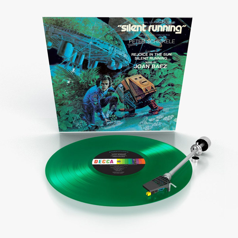 Silent Running Soundtrack Vinyl LP Peter Schickele Limited Green Vinyl - Click Image to Close