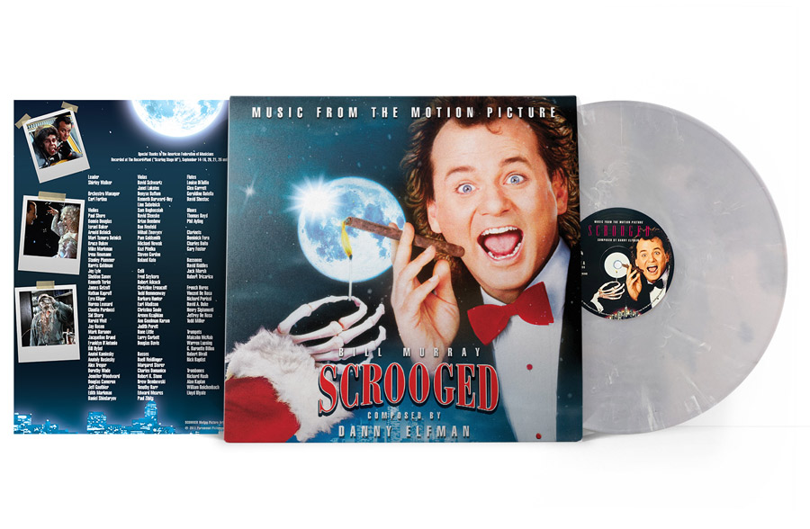Scrooged 1988 Soundtrack Vinyl LP Danny Elfman Colored Vinyl - Click Image to Close
