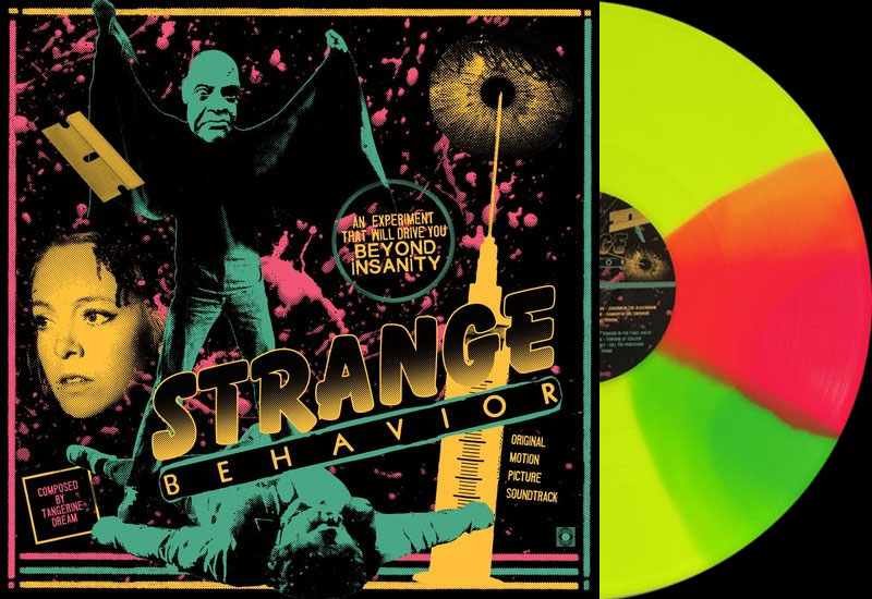 Strange Behavior Soundtrack Vinyl LP Tangerine Dream Special Colored Vinyl - Click Image to Close