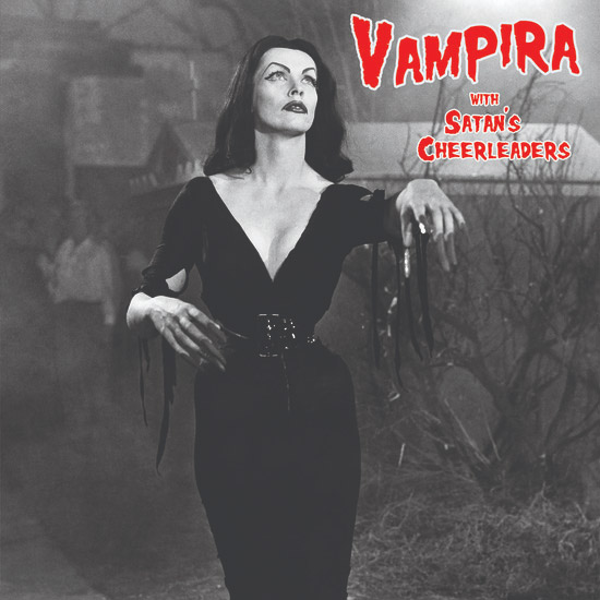 Vampira with Satan's Cheerleaders Soundtrack Red Vinyl LP - Click Image to Close