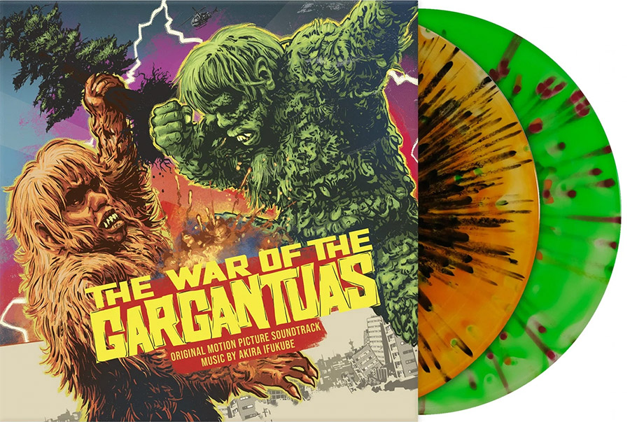War of the Gargantuas Soundtrack Vinyl LP Akira Ifukube 2 LP Set - Click Image to Close