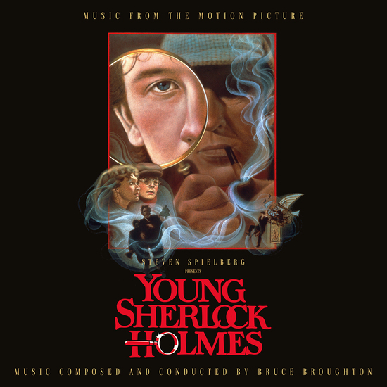 Young Sherlock Holmes 2 LP Vinyl Soundtrack Bruce Broughton - Click Image to Close