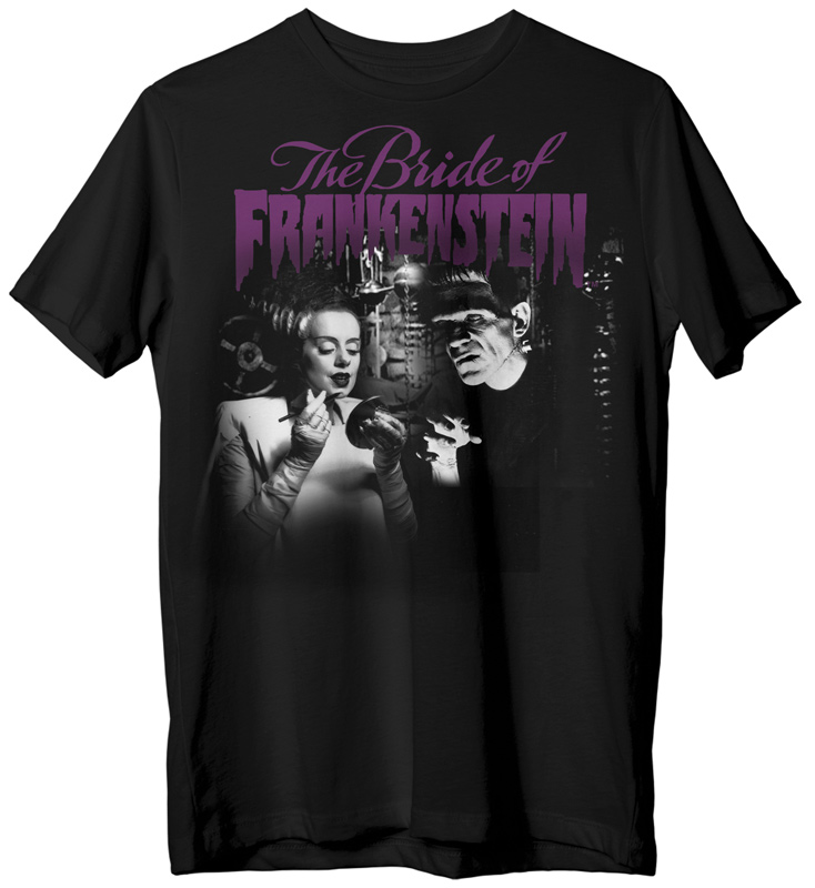 bride of frankenstein tshirt