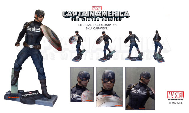 Captain America 2 Life size Display - Click Image to Close