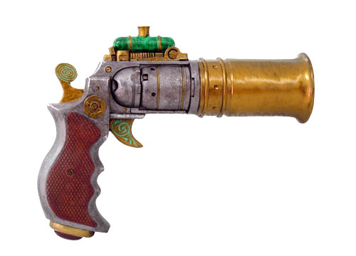 Steampunk Pistol Gun #1 by Colonel J. Fizziwigs - Click Image to Close