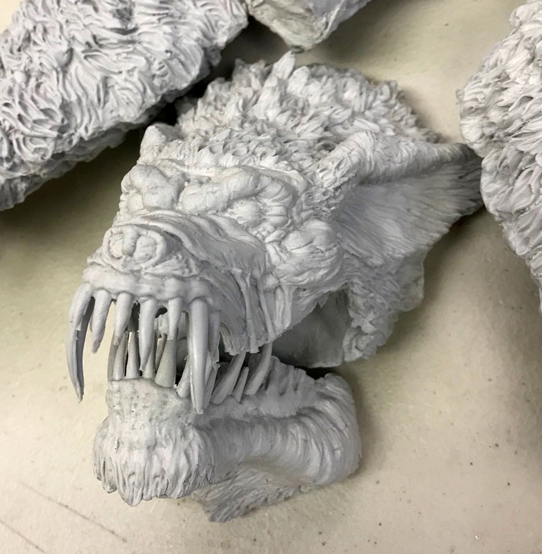Werewolf Movie Maquette Preproduction Concept Design Resin Model Kit - Click Image to Close
