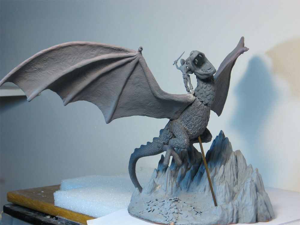 Jack The Giant Killer Dragon Resin Model Kit - Click Image to Close