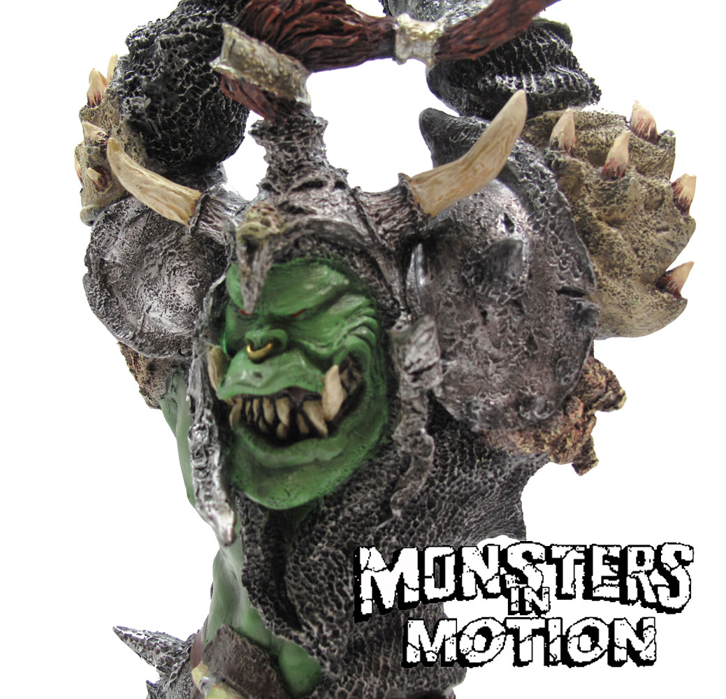 Warhammer Giant Orc 24" Tall Prefinished Statue - Click Image to Close