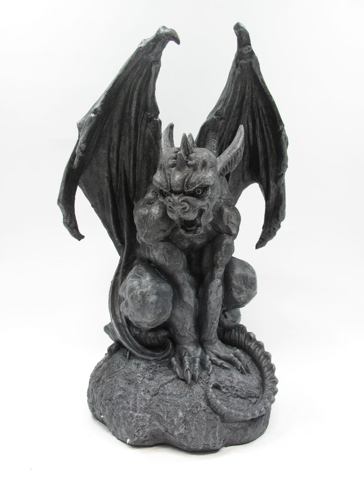 Gargoyle 12" Cold Cast Resin Statue - Click Image to Close