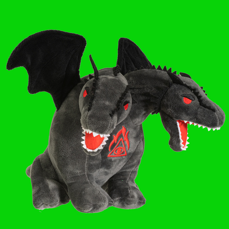 Dragon Double Headed Dragon 15 Inch Plush Toy - Click Image to Close