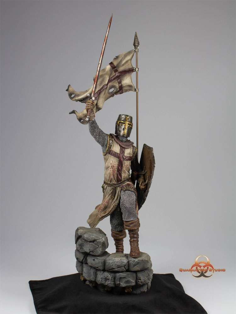 Templar’s Reign 1/6 Scale Cold Cast Resin Prepainted Statue - Click Image to Close