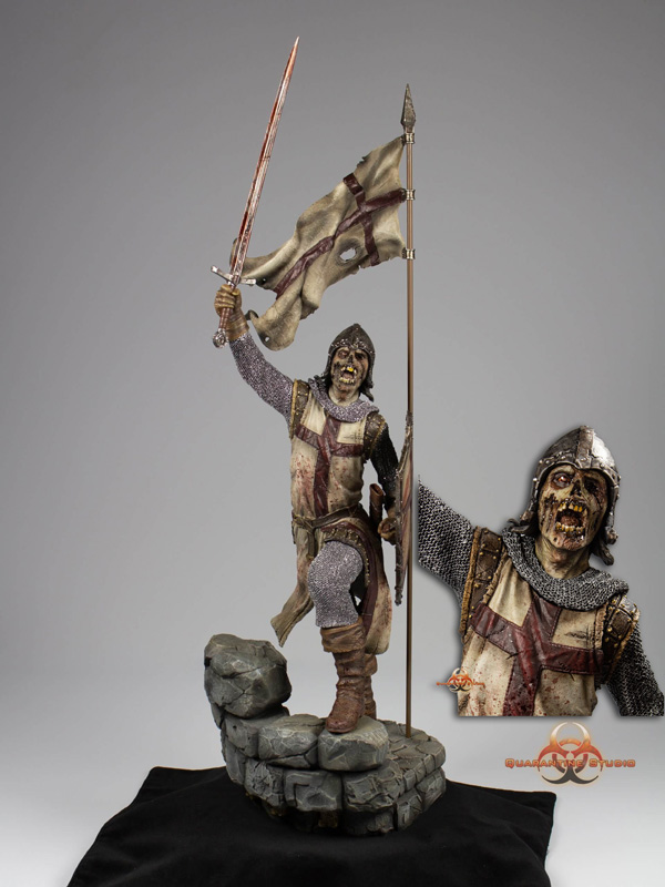 Templar’s Reign 1/6 Scale Cold Cast Resin UnPainted Model Kit - Click Image to Close