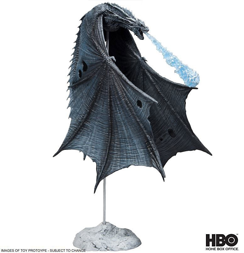 mcfarlane toys game of thrones viserion ice dragon deluxe box