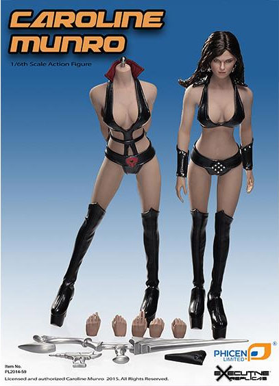 Caroline Munro Stella Star 1/6 Scale Action Figure by Phicen - Click Image to Close