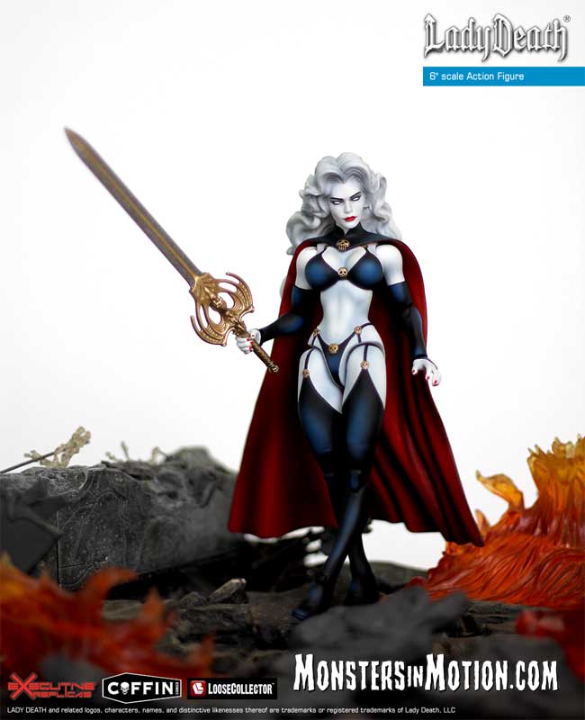 Lady Death 6" Action Figure - Click Image to Close