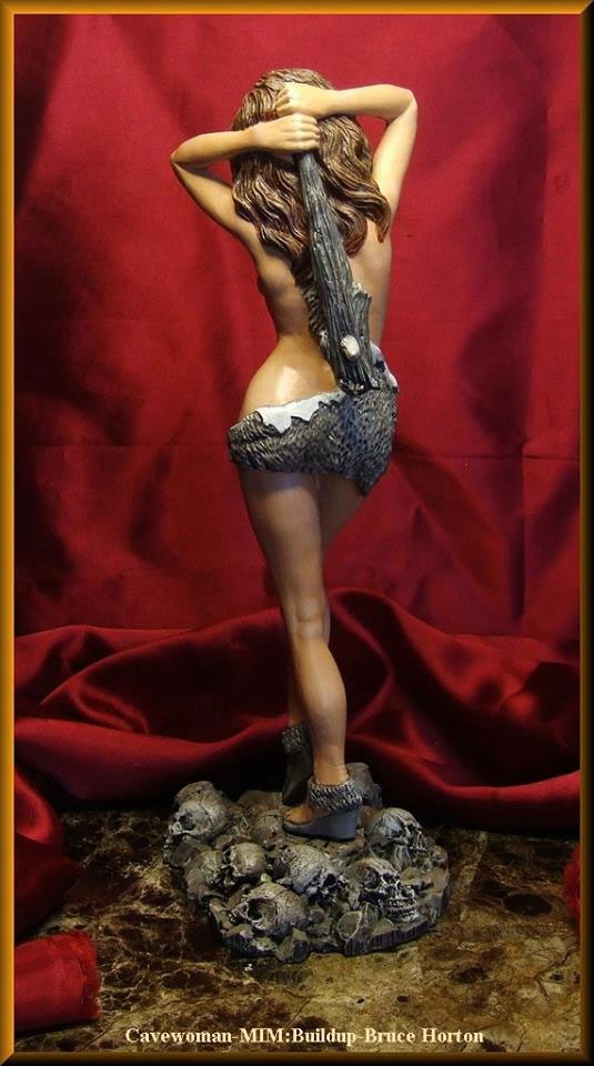Cave Woman 11.5" Tall Resin Model Kit - Click Image to Close